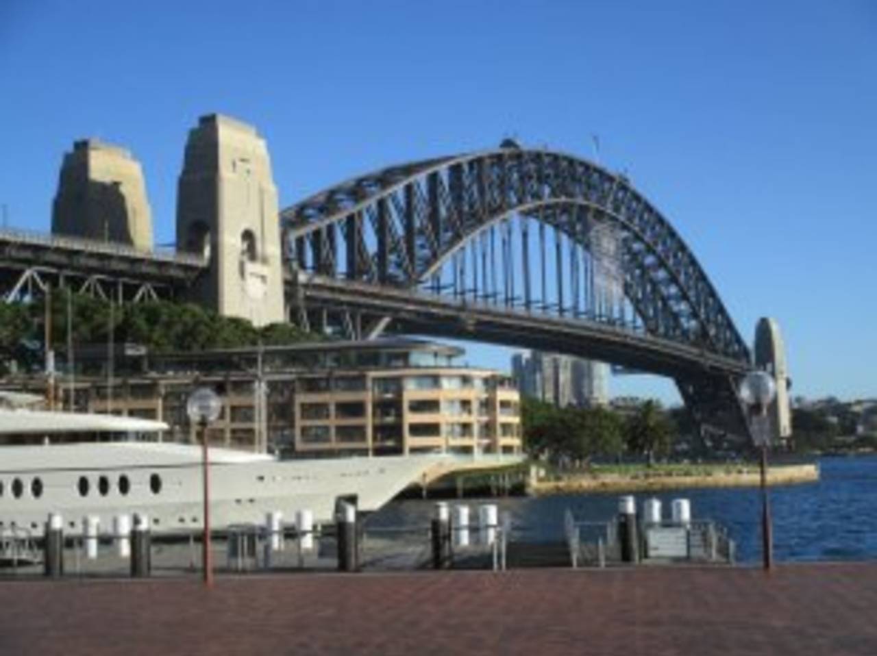 A view of the Harbour Bridge, Sydney