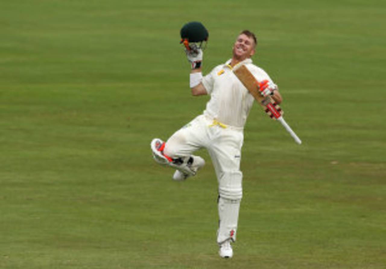 In the last year, David Warner averages 54.83 in the second innings, with three centuries, and 25.00 in the first innings, with no hundreds&nbsp;&nbsp;&bull;&nbsp;&nbsp;Getty Images