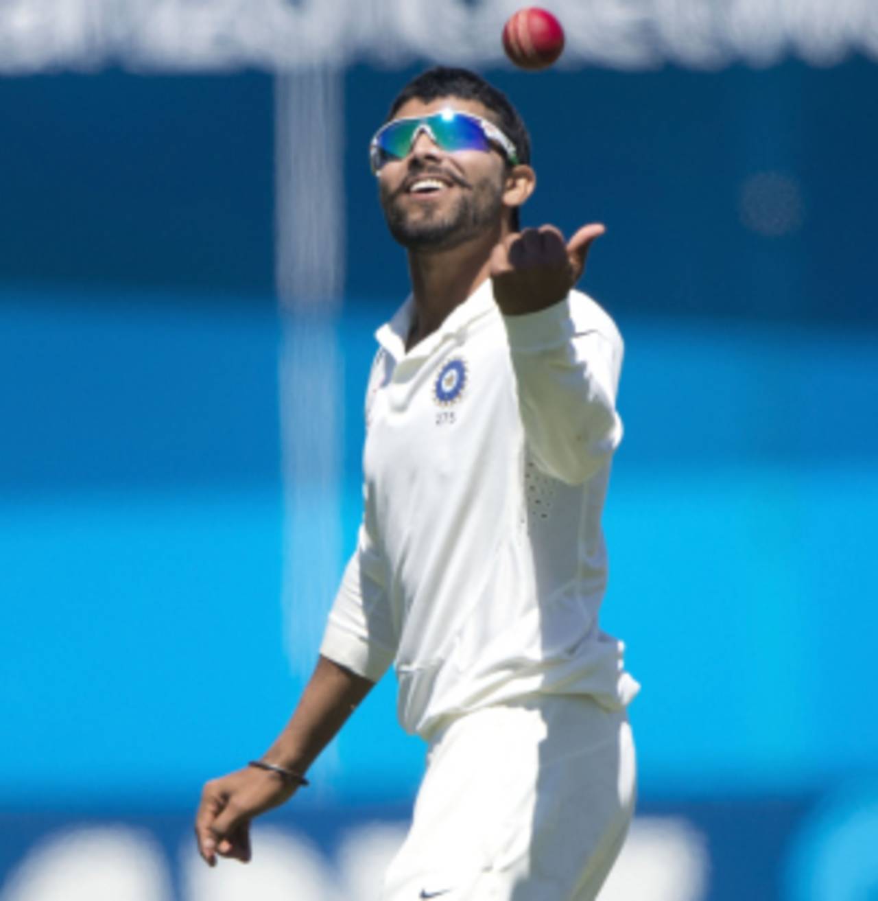 Ravindra Jadeja caught Corey Anderson off his own bowling, New Zealand v India, 2nd Test, 3rd day, Wellington, February 16, 2014
