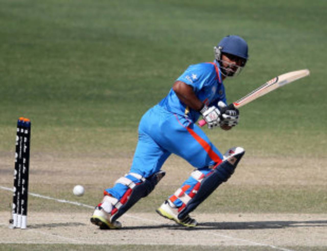 Vijay Zol helped the team recover from 24 for 4, but couldn't prevent India's elimination&nbsp;&nbsp;&bull;&nbsp;&nbsp;ICC