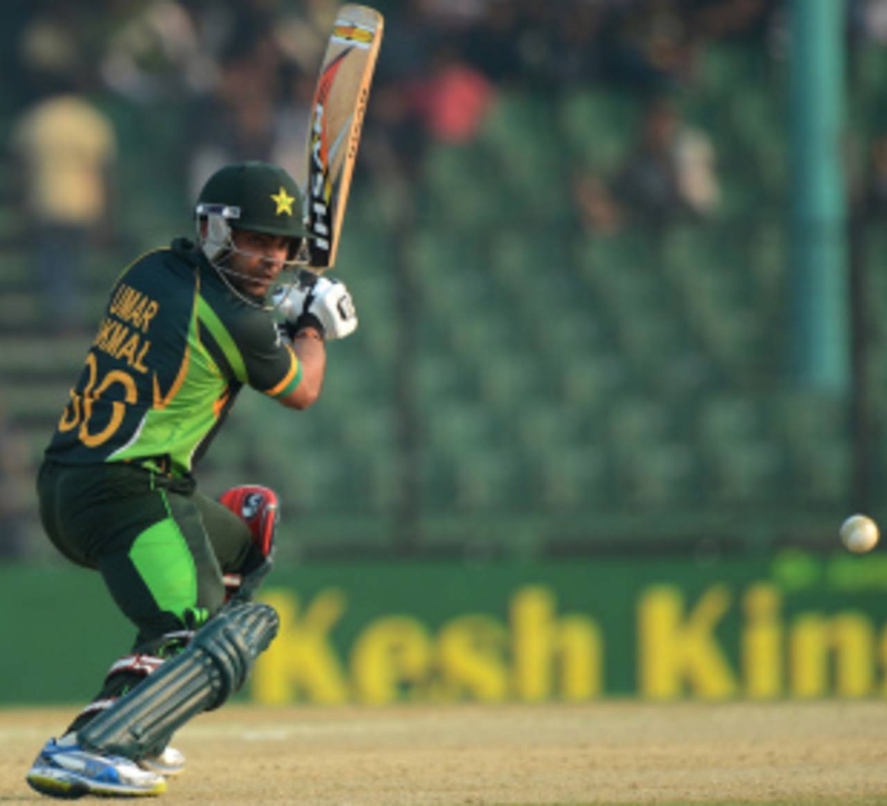 Umar Akmal guided Pakistan's innings after they were 117 for 6&nbsp;&nbsp;&bull;&nbsp;&nbsp;AFP