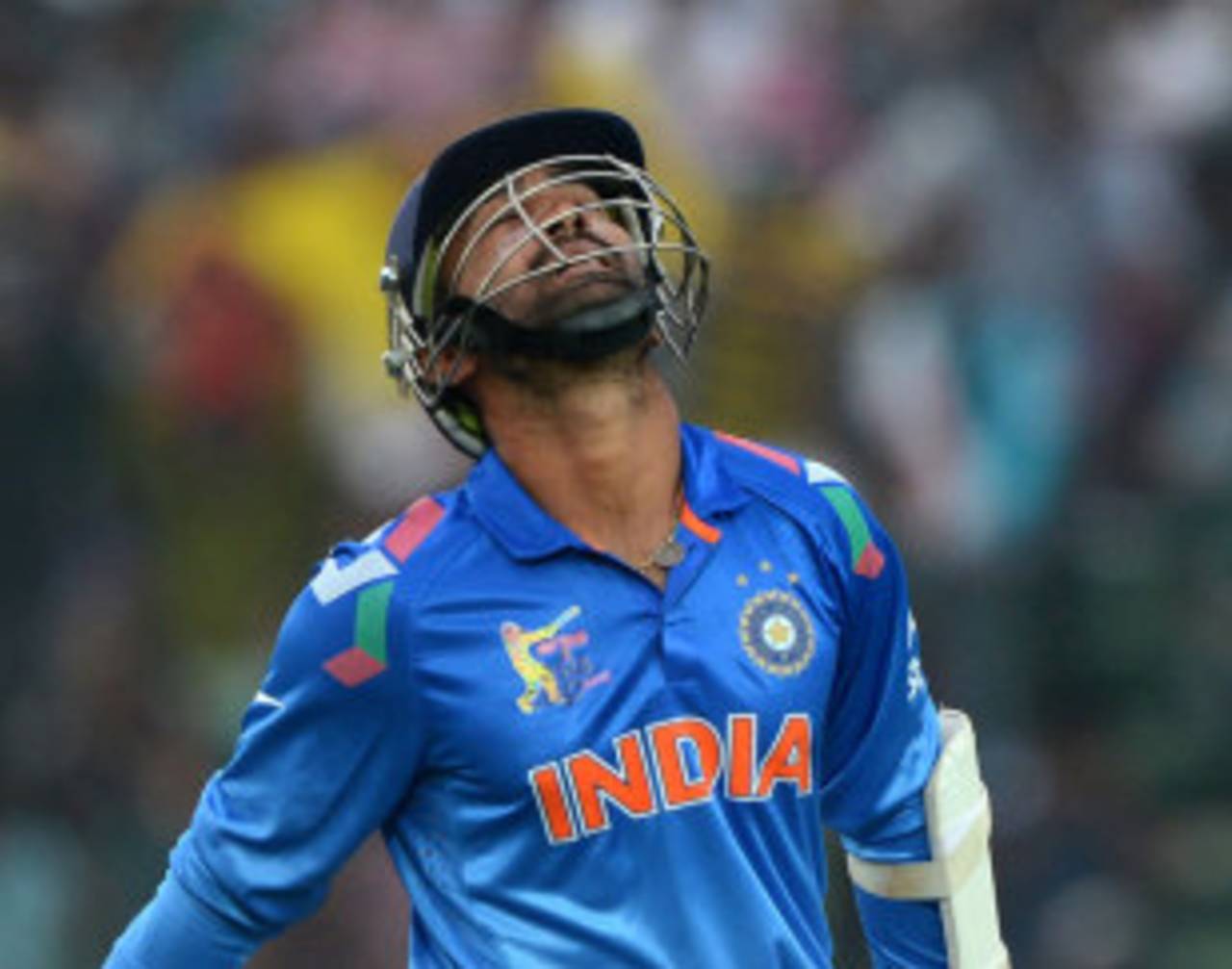 Dinesh Karthik is disappointed after being dismissed for 4, India v Sri Lanka, Asia Cup, Fatullah, February 28, 2014