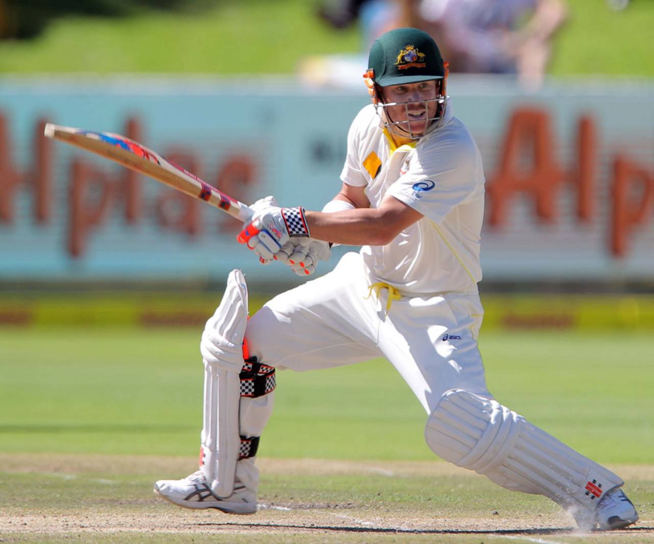 David Warner cuts for four, South Africa v Australia, 3rd Test, Cape Town, 4th day, March 4, 2014