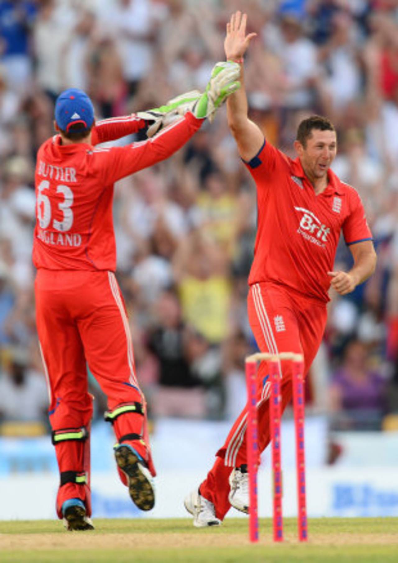 Tim Bresnan gave England hope with two wickets in two balls, West Indies v England, 2nd T20, Barbados, March 11, 2014