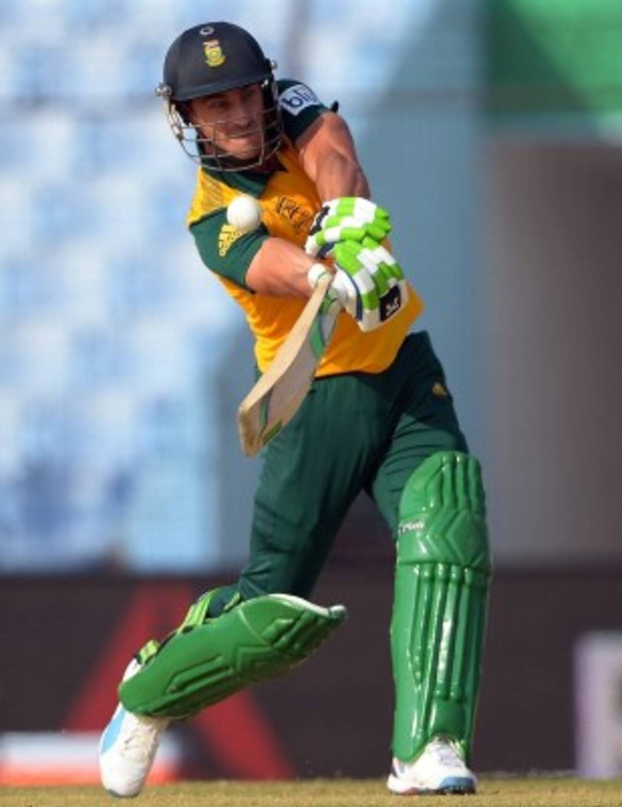 Faf du Plessis has missed two matches in the World T20, because of injury and suspension&nbsp;&nbsp;&bull;&nbsp;&nbsp;AFP