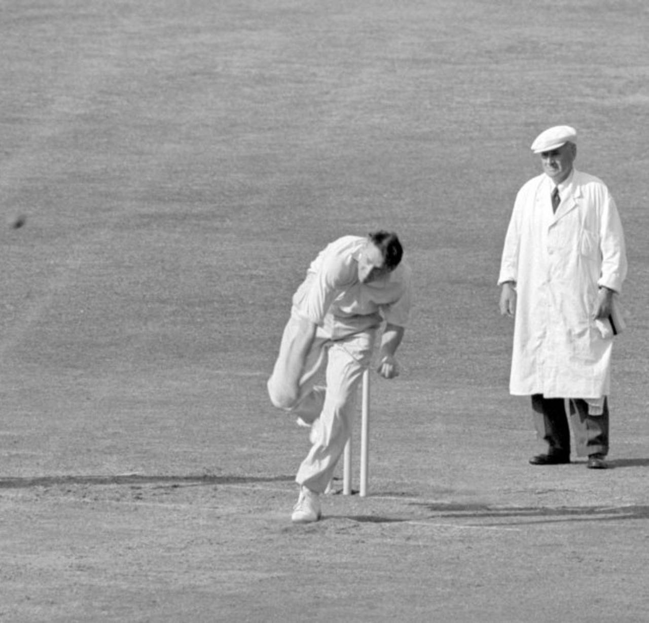 Bob Appleyard took nine wickets in the match, Middlesex v Yorkshire, County Championship, Lord's, 2nd day, June 17, 1957