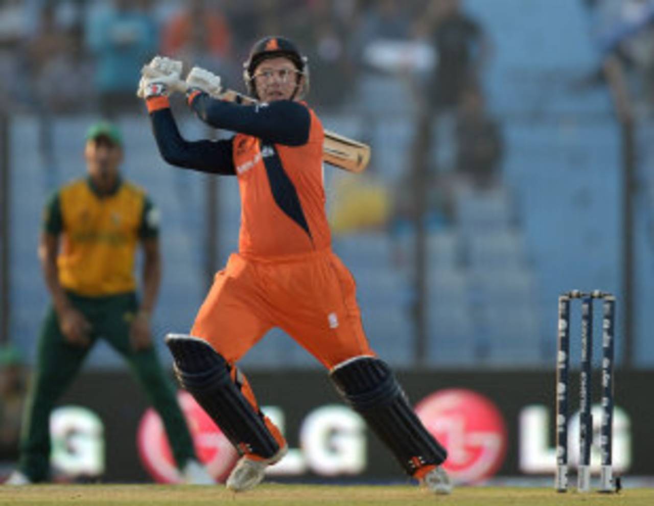 Netherlands tripped up badly after Stephan Myburgh had put them in a winning position&nbsp;&nbsp;&bull;&nbsp;&nbsp;Getty Images