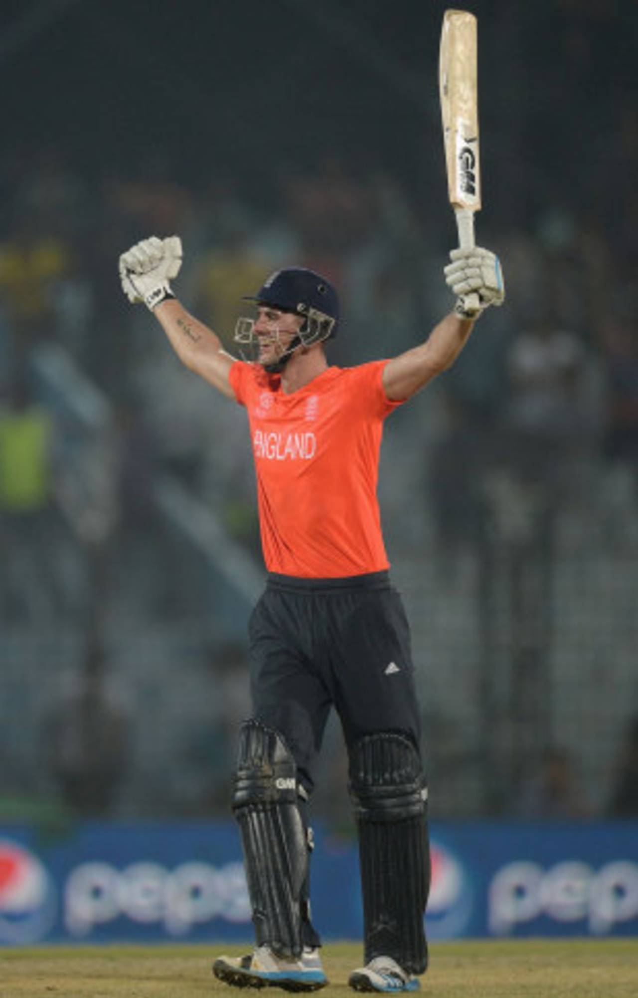 Alex Hales celebrates his century, England v Sri Lanka, World T20, Group 1, Chittagong, March, 27, 2014