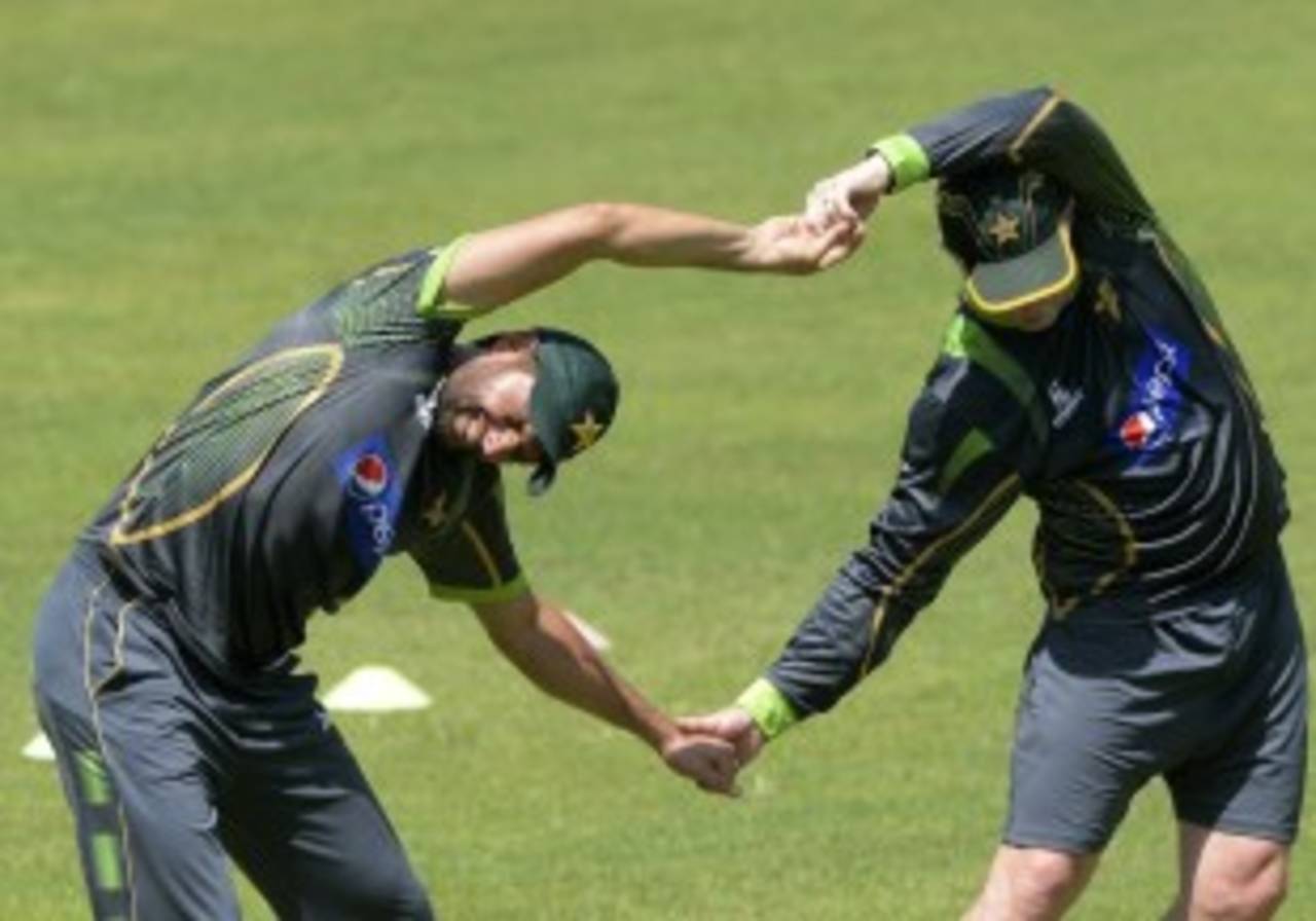 Shahid Afridi was one of three players who did not show up for a fitness test, but he has the option to retake it&nbsp;&nbsp;&bull;&nbsp;&nbsp;AFP