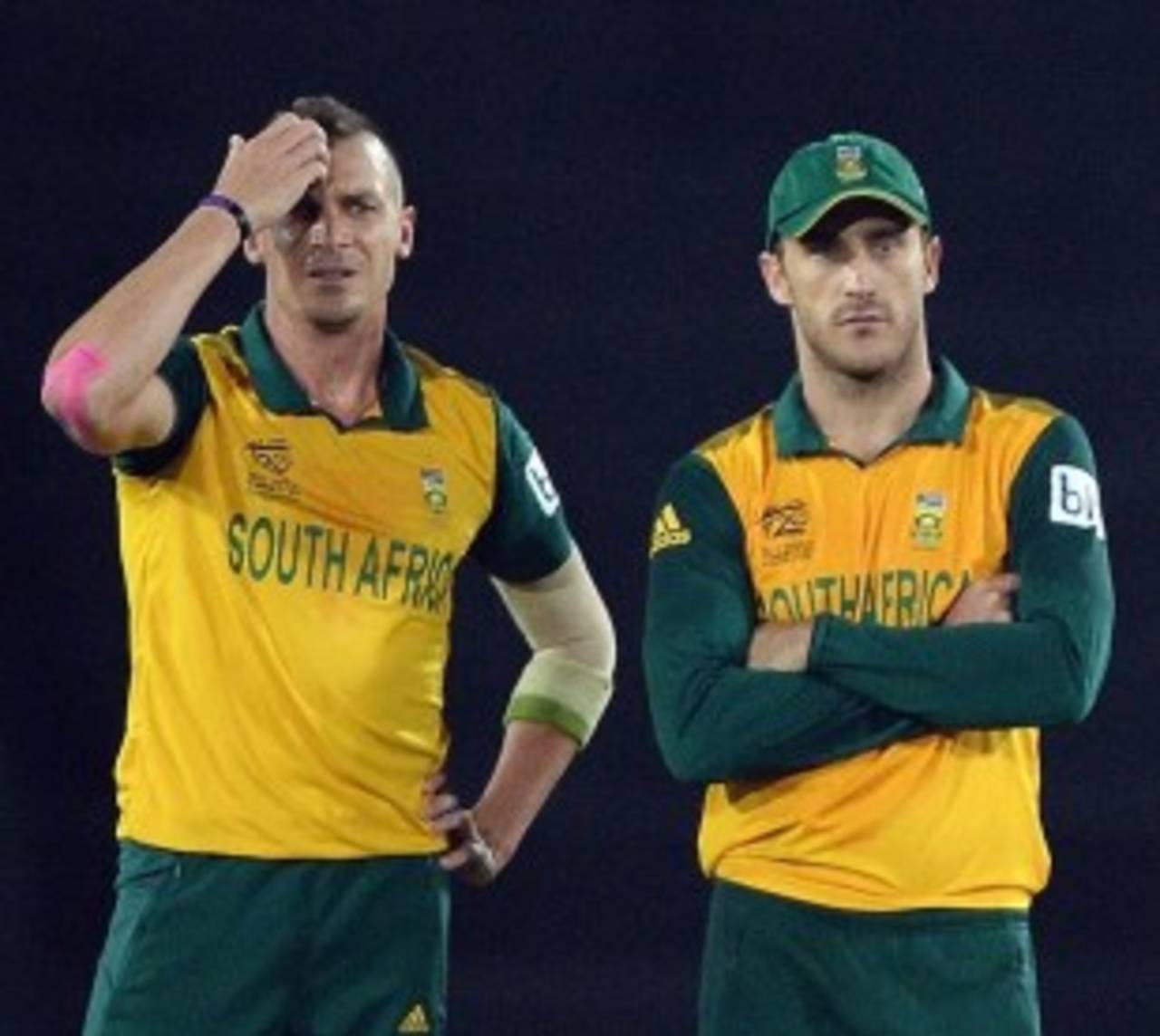 Dale Steyn and Faf du Plessis ran out of ideas, India v South Africa, World T20, semi-final, Mirpur, April 4, 2014