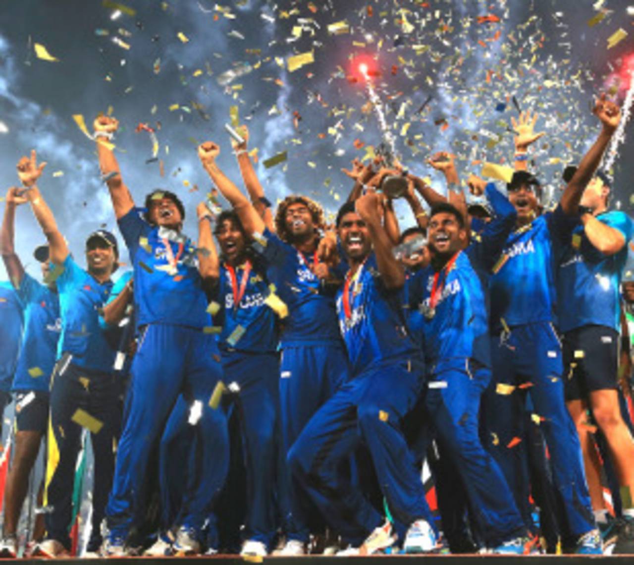 After losing two finals, Sri Lanka finally got their hands on the trophy in 2014&nbsp;&nbsp;&bull;&nbsp;&nbsp;ICC