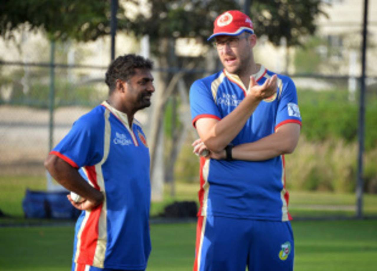Daniel Vettori has stepped in as a replacement for Muttiah Muralitharan&nbsp;&nbsp;&bull;&nbsp;&nbsp;Royal Challengers Bangalore