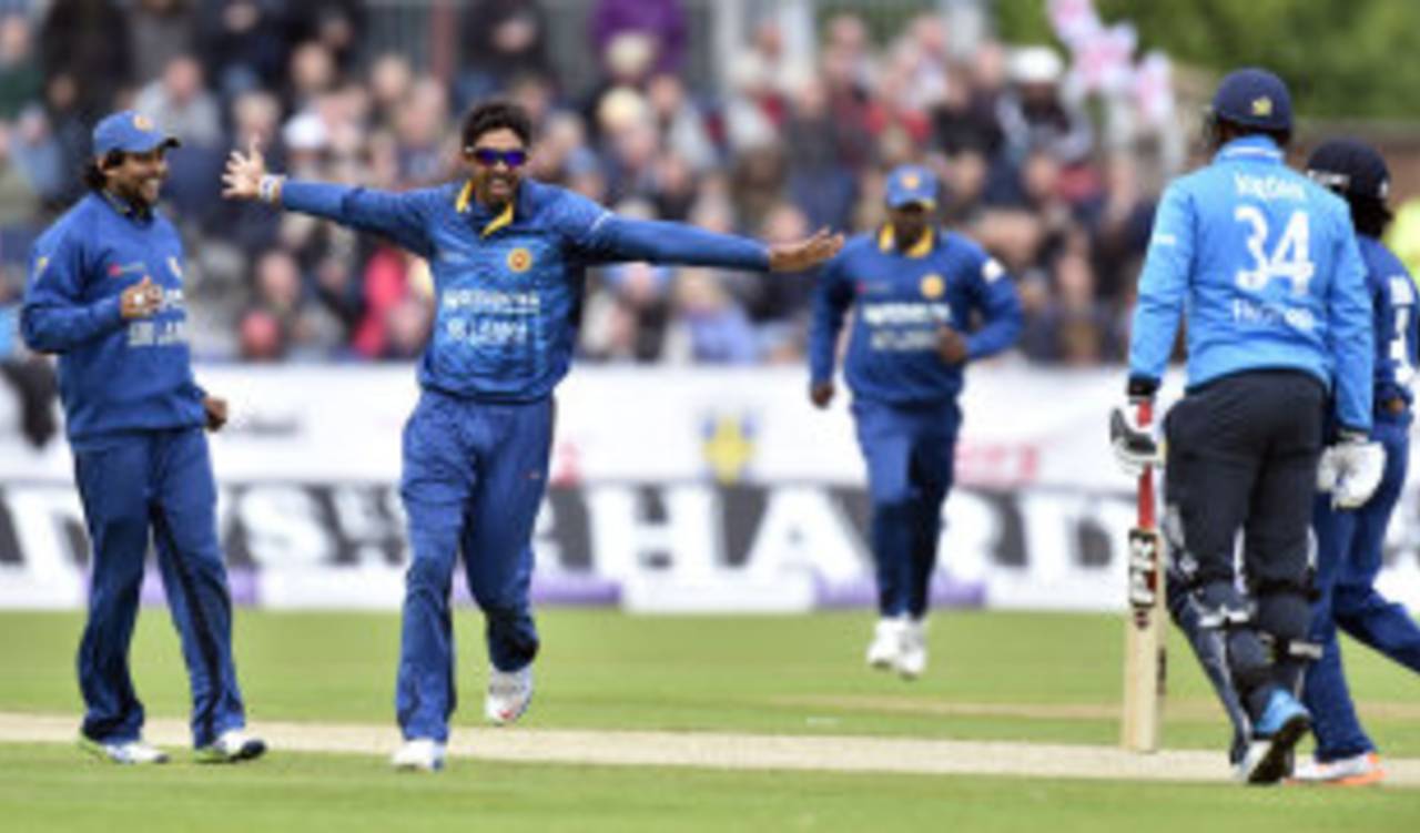 Sachithra Senanayake has caused England problems during the one-day series&nbsp;&nbsp;&bull;&nbsp;&nbsp;PA Photos
