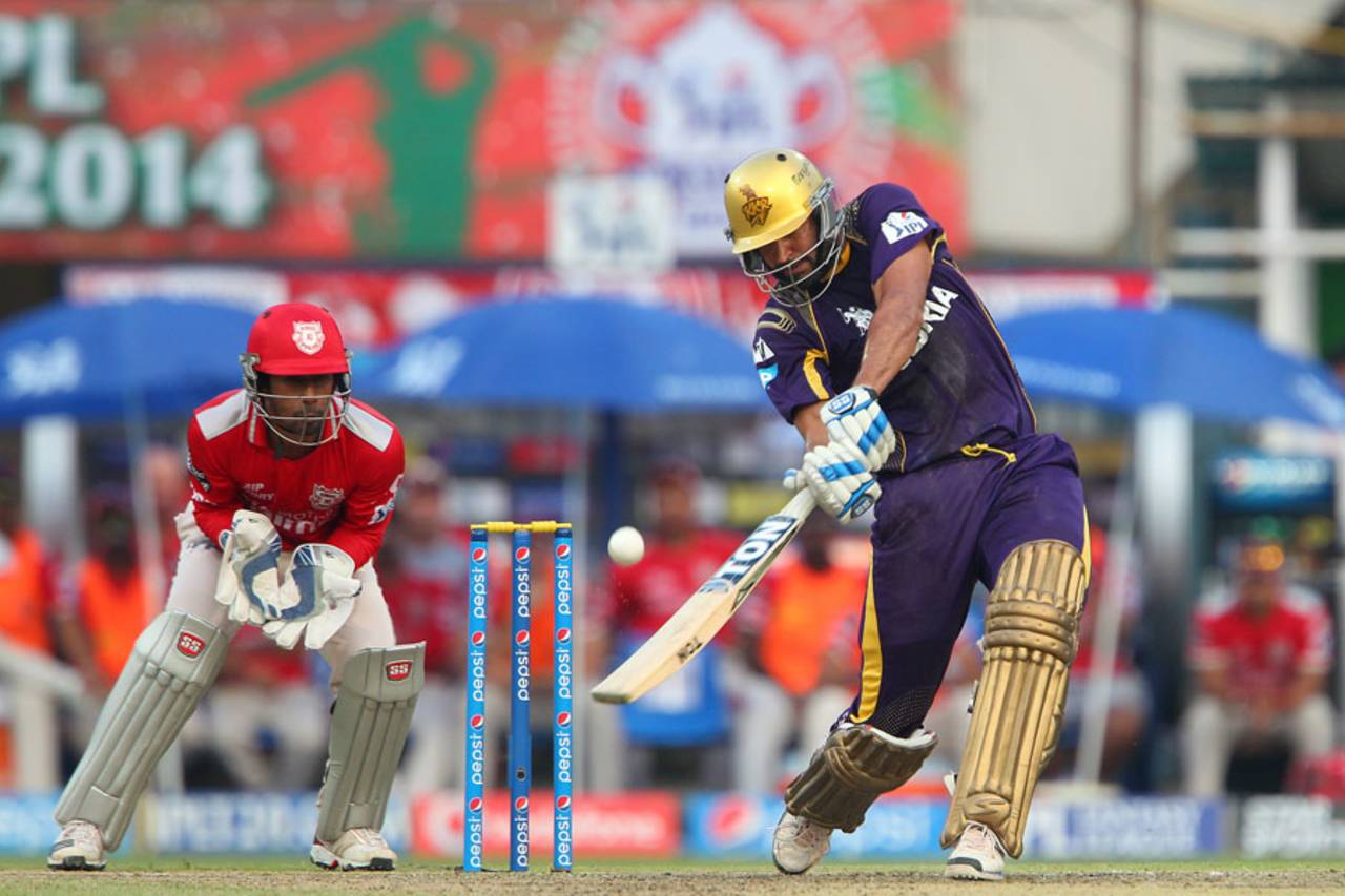 Yusuf Pathan goes on the attack, Kings XI Punjab v Kolkata Knight Riders, IPL 2014, Qualifier 1, Kolkata, May 28, 2014