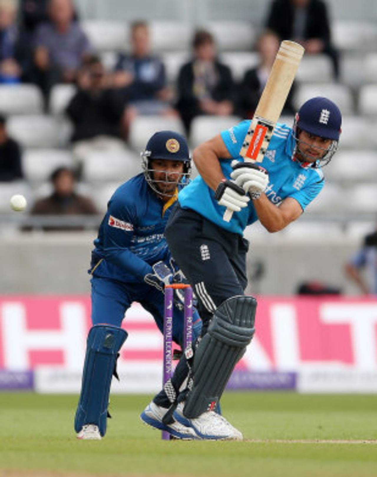 Alastair Cook had to work hard for his runs, England v Sri Lanka, 5th ODI, Edgbaston, June 3, 2014