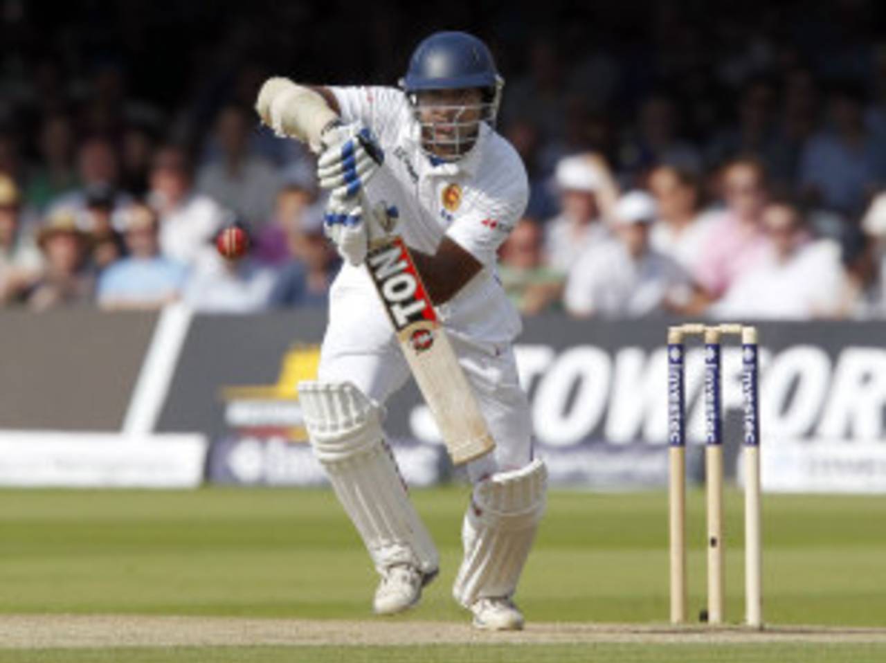 Kumar Sangakkara plays watchfully, England v Sri Lanka, 1st Investec Test, Lord's, 2nd day, June 13, 2014