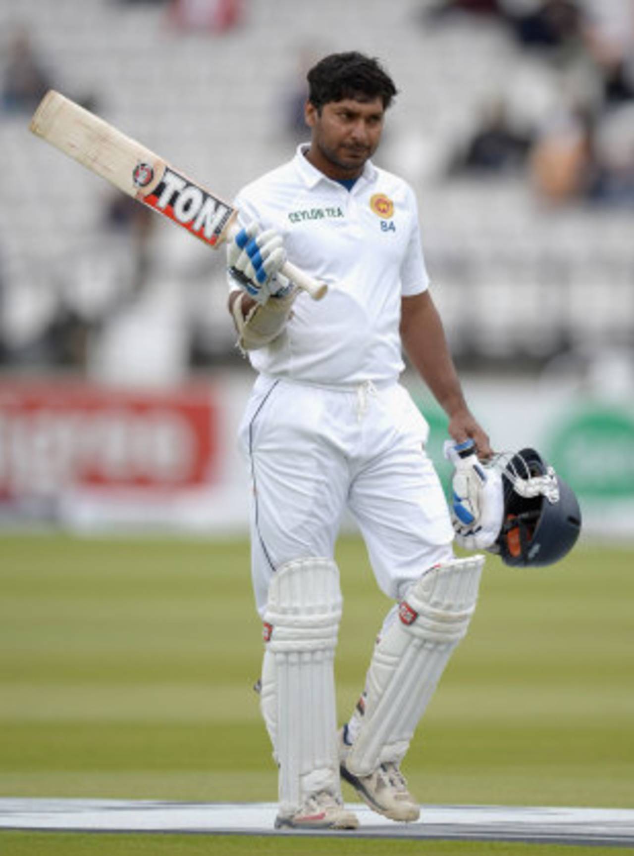 Kumar Sangakkara passed 50 for the second time in the match, England v Sri Lanka, 1st Investec Test, Lord's, 5th day, June 16, 2014