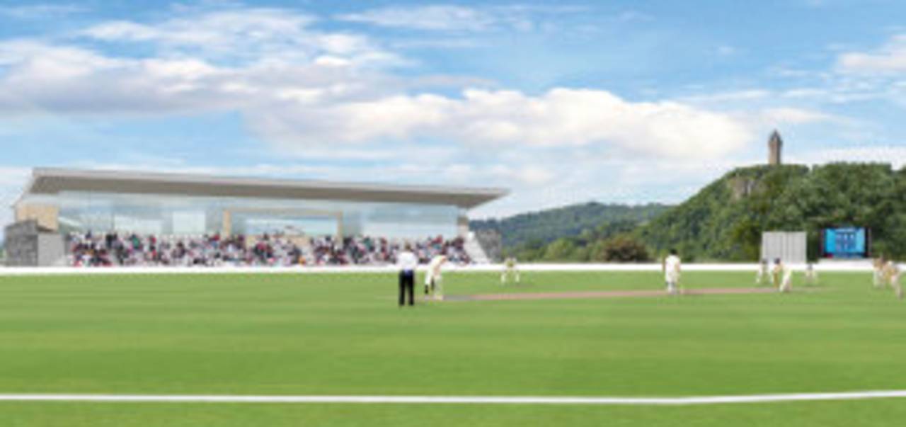 An artist's impression of the pavilion planned for New Williamfield&nbsp;&nbsp;&bull;&nbsp;&nbsp;Cricket Scotland