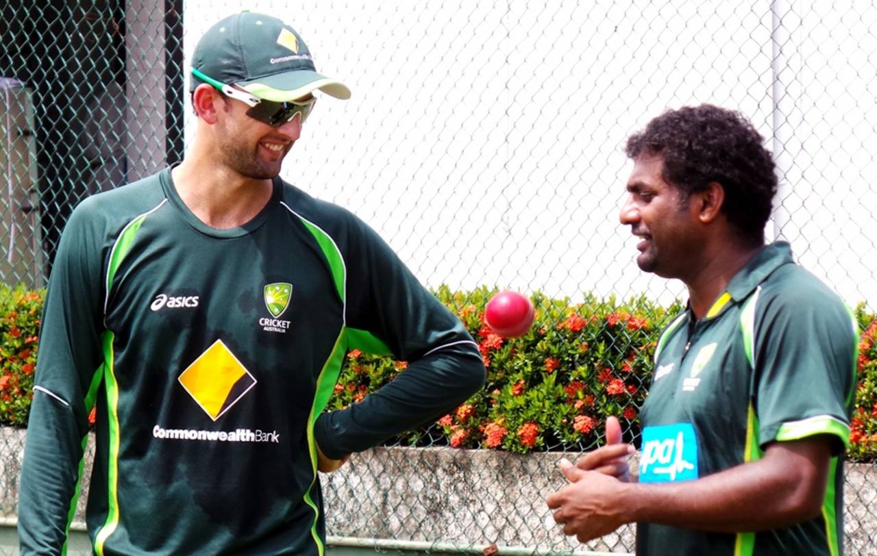 Muttiah Muralitharan previously worked with Australia in a short-term consulting role ahead of their Test series against Pakistan in the UAE, in 2014&nbsp;&nbsp;&bull;&nbsp;&nbsp;Cricket Australia