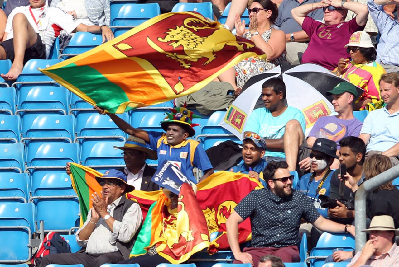 Sri Lanka fans provided a colourful presence, England v Sri Lanka, 2nd Investec Test, Headingley, 1st day, June 20, 2014