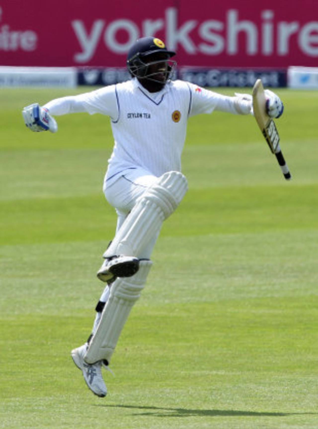 Angelo Mathews scored his second hundred of the series, his third as captain, and the fourth of his career&nbsp;&nbsp;&bull;&nbsp;&nbsp;PA Photos