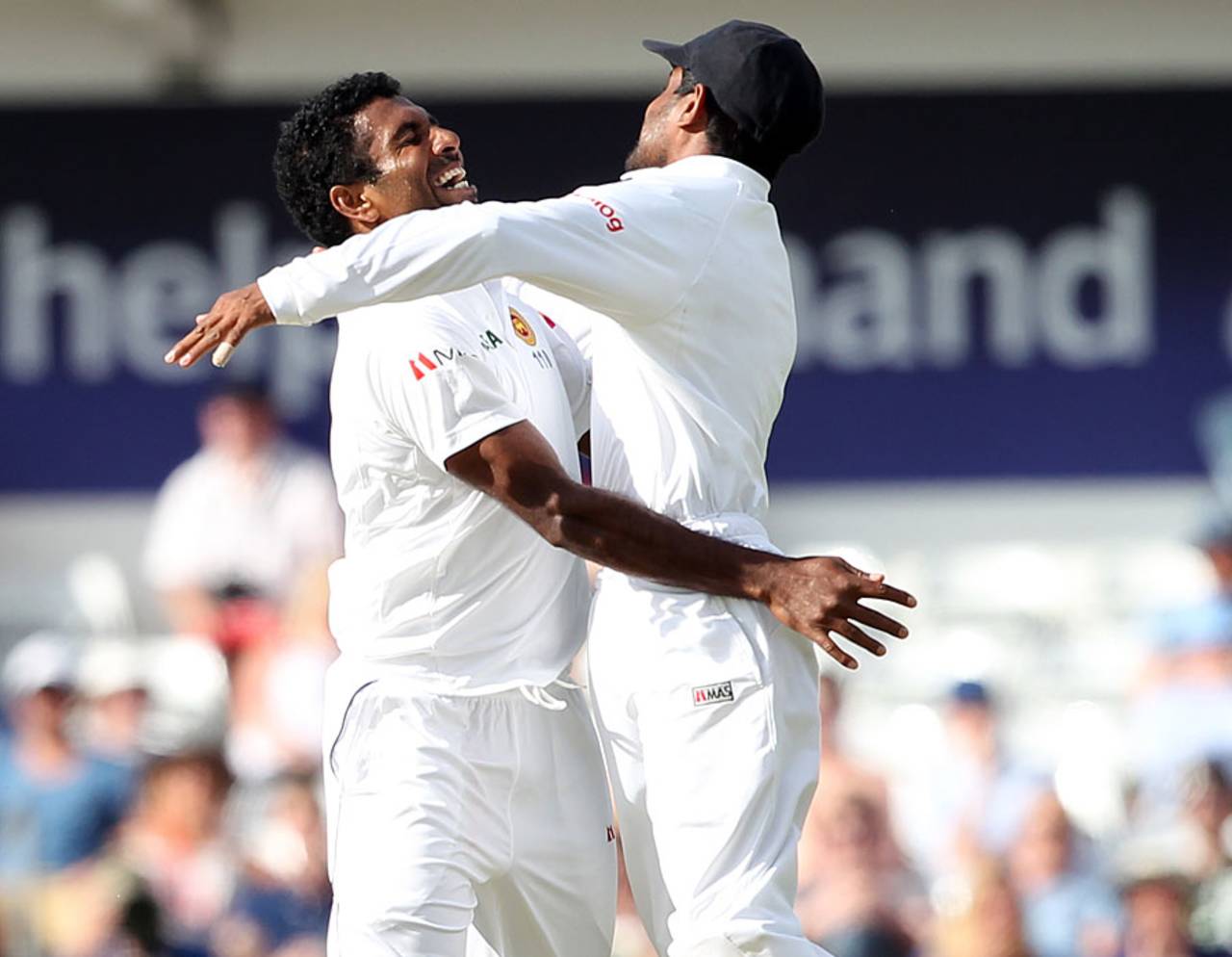 Dhammika Prasad became only the second Sri Lankan seamer, after Rumesh Ratnayake, to take a five-for in a Test in England&nbsp;&nbsp;&bull;&nbsp;&nbsp;PA Photos