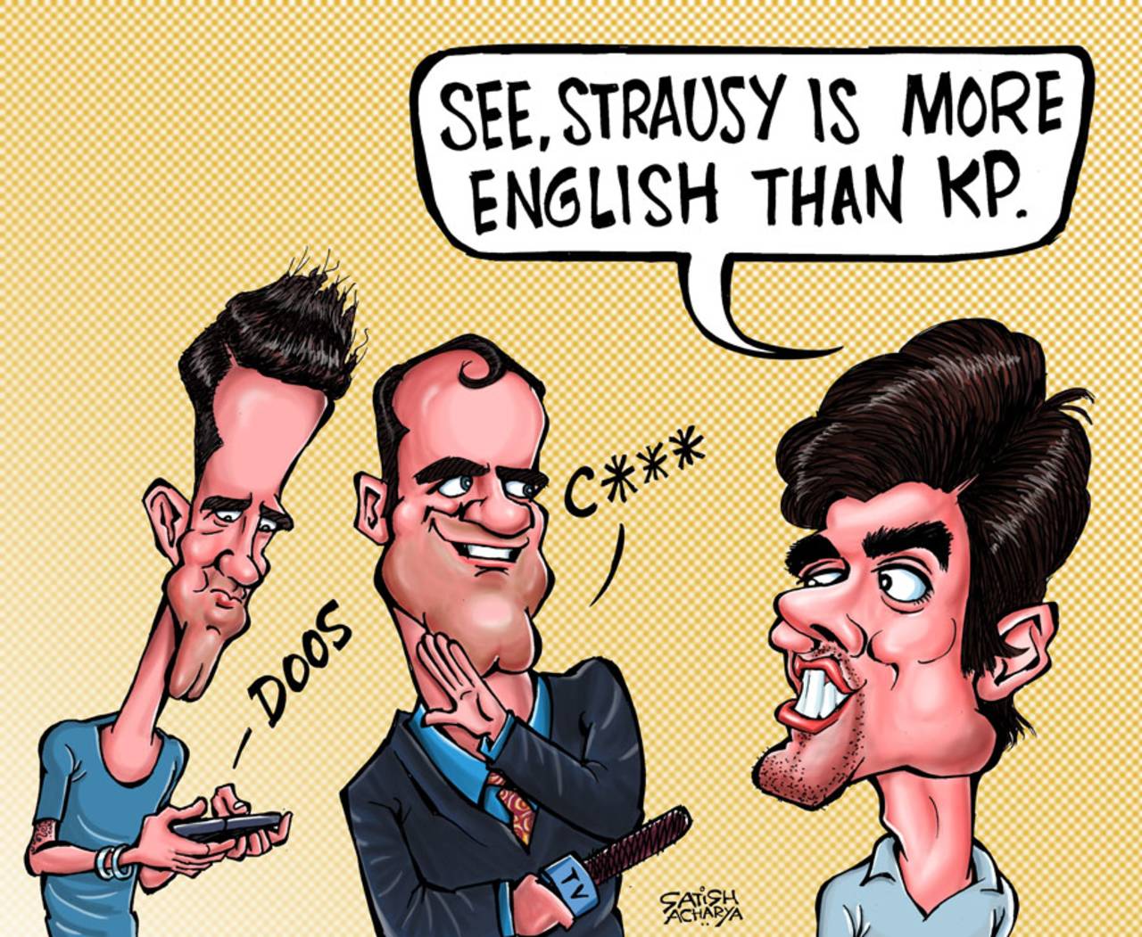 Cartoon: Who's more English?