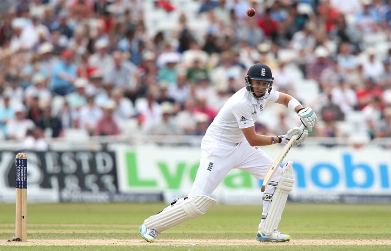 Joe Root was calm amid a middle-order collapse, England v India, 1st Investec Test, Trent Bridge, 3rd day, July 11, 2014