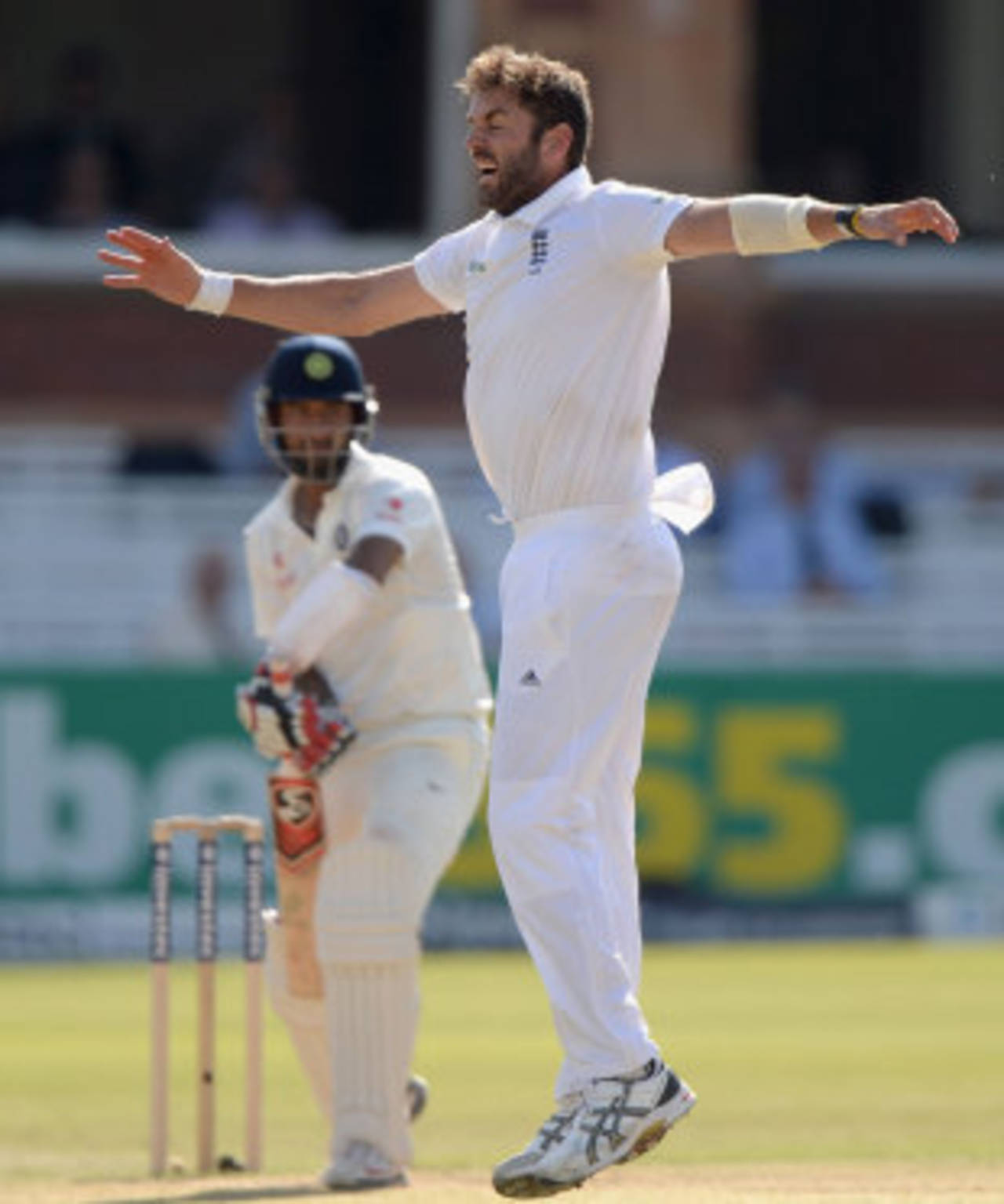 Liam Plunkett struck twice in two deliveries, England v India, 2nd Investec Test, Lord's, 3rd day, July 19, 2014