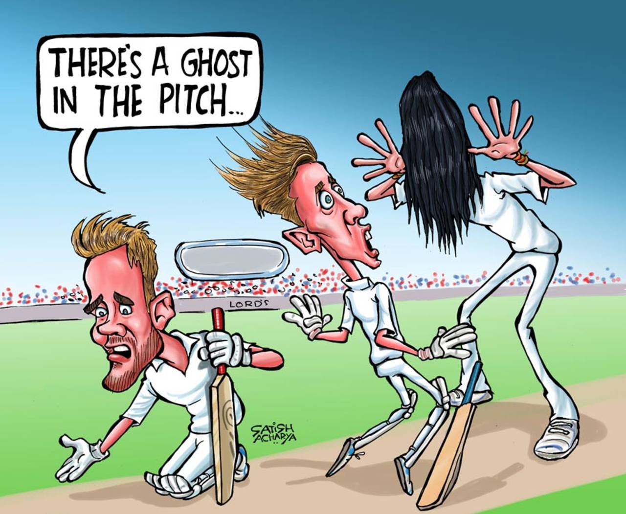 Cartoon: Demons in the pitch
