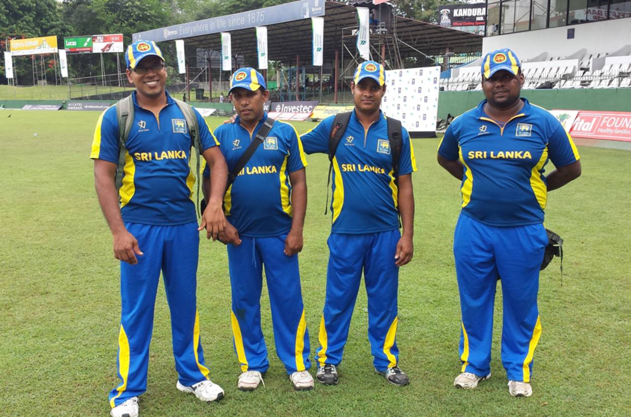 Members of Sri Lanka's Visually Handicapped XI&nbsp;&nbsp;&bull;&nbsp;&nbsp;ESPNcricinfo Ltd