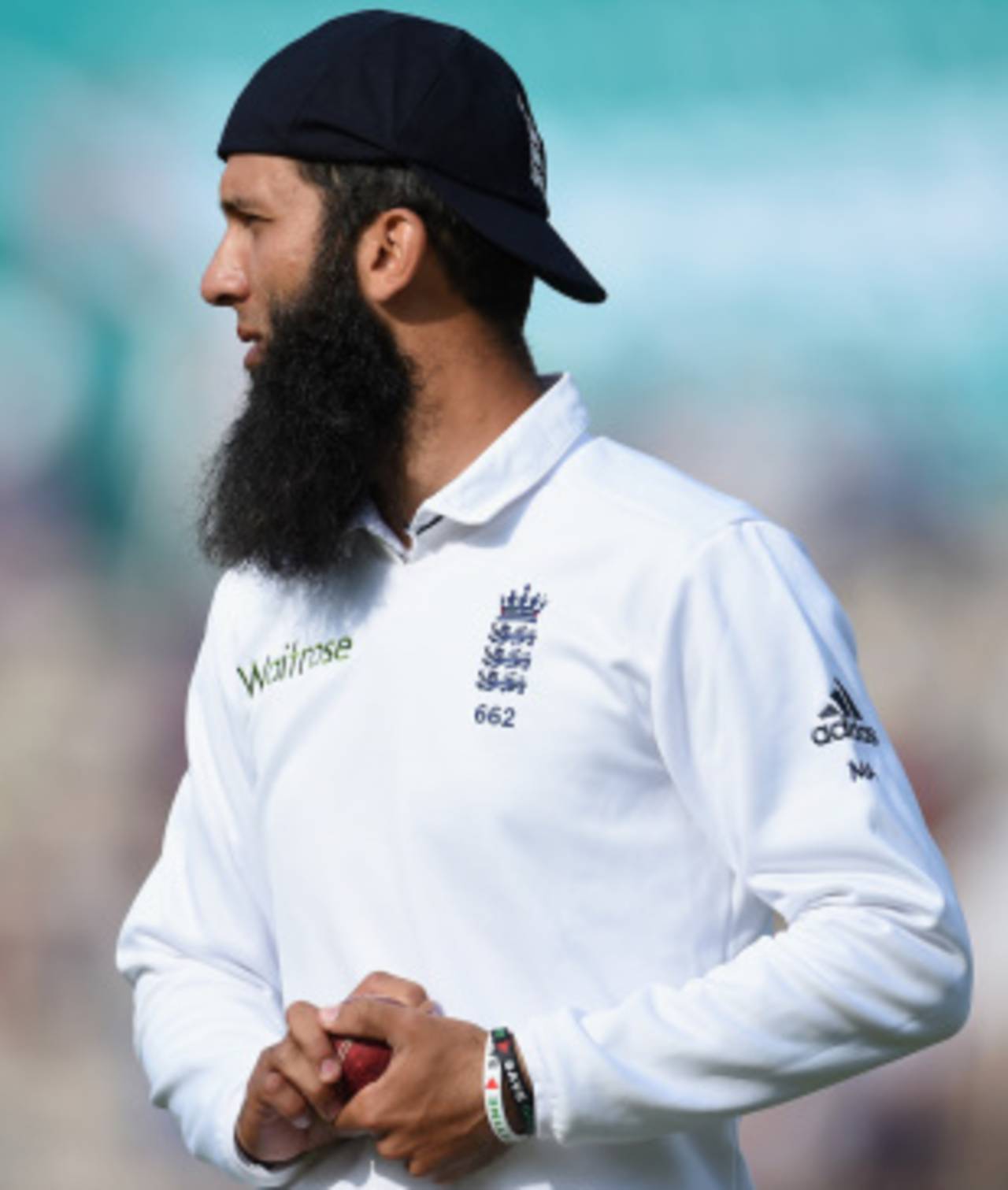 Moeen Ali's 'Save Gaza' wristband has attracted attention&nbsp;&nbsp;&bull;&nbsp;&nbsp;Getty Images