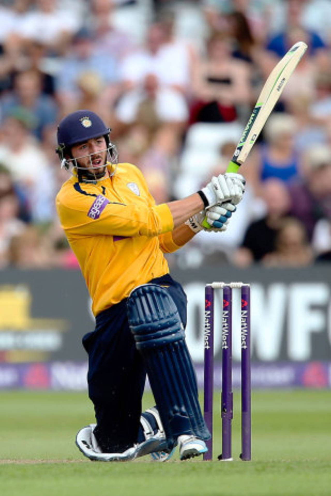 James Vince led his side to a fifth consecutive Finals Day, Nottinghamshire v Hampshire, NatWest T20 Blast quarter-final, Trent Bridge, August 3, 2014