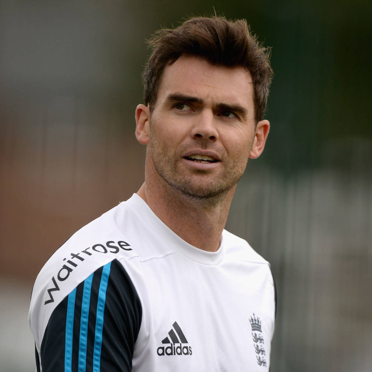 James Anderson prepares for his home Test, Old Trafford, August 5, 2014