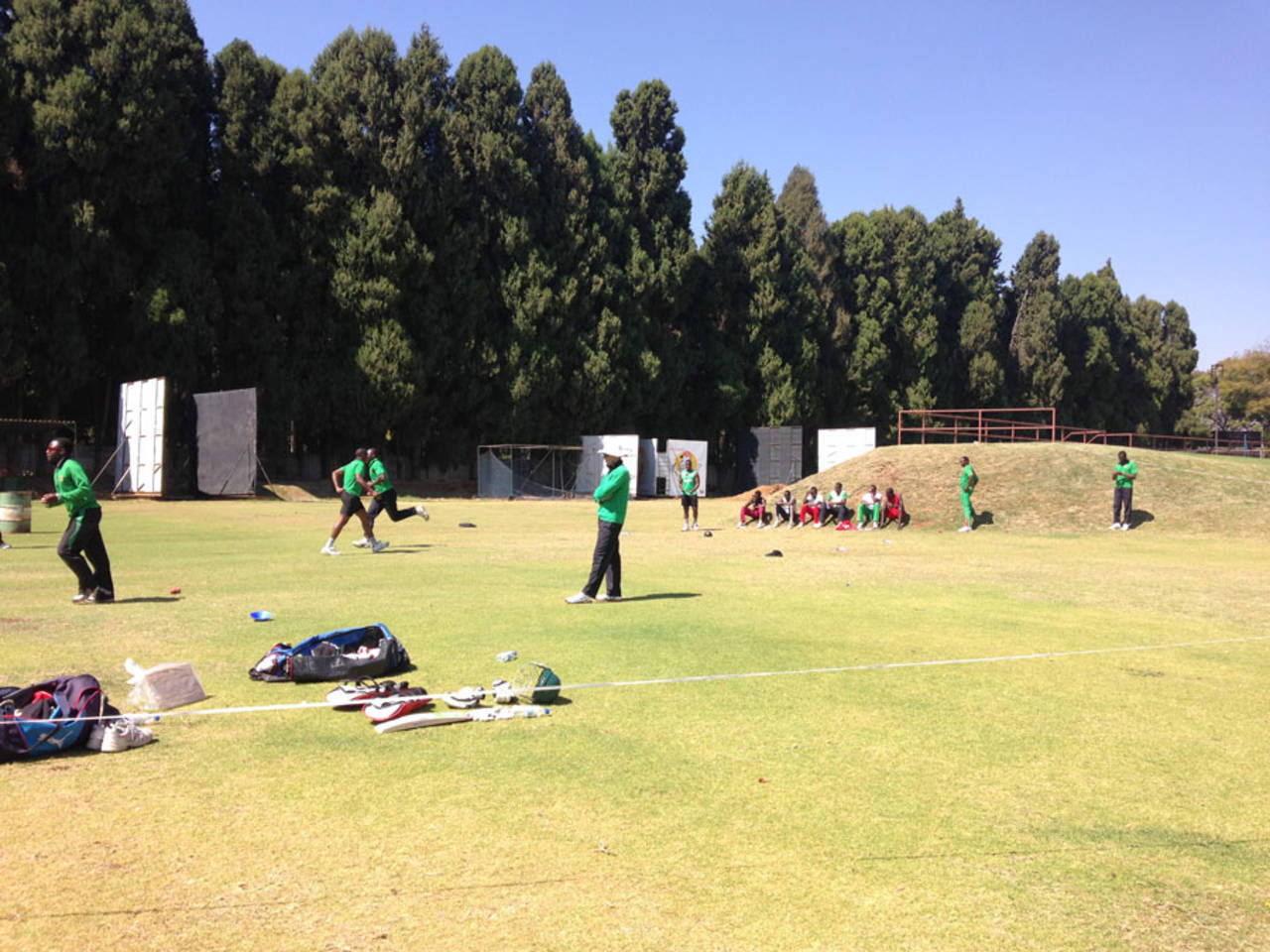 The Zimbabwe players train in Harare, Harare, August 6, 2014