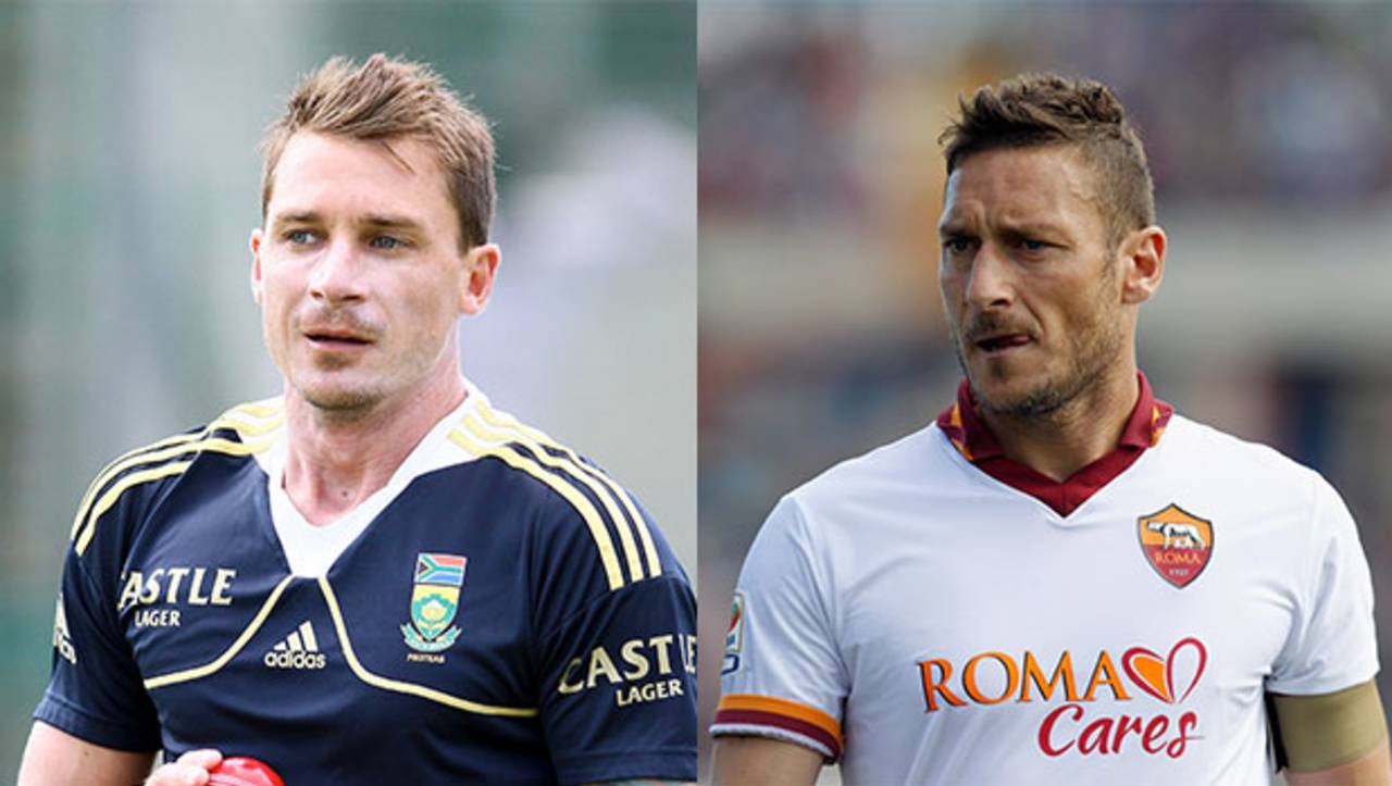 Composite: Dale Steyn and Francesco Totti