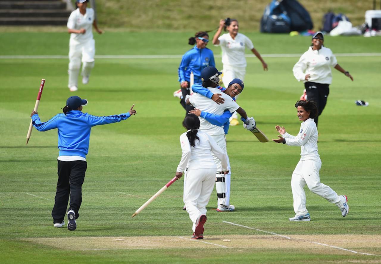The inexperienced Indian side's win over England was unexpected and joyous&nbsp;&nbsp;&bull;&nbsp;&nbsp;Getty Images