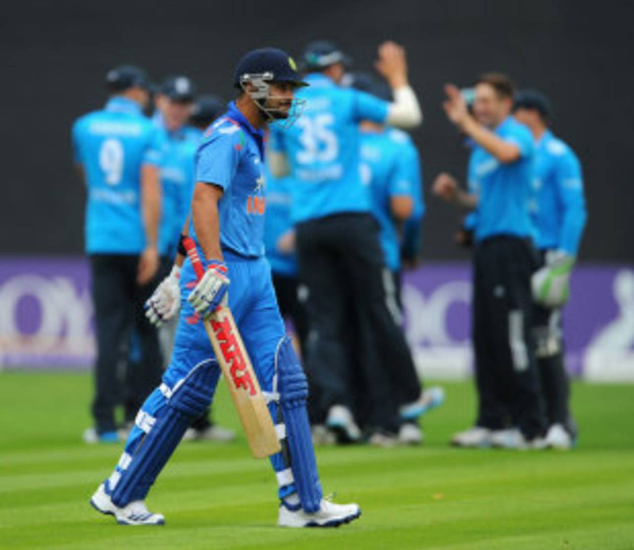 Virat Kohli's woes continued as he was out for a duck, 2nd ODI, England v India, Cardiff, August 27, 2014