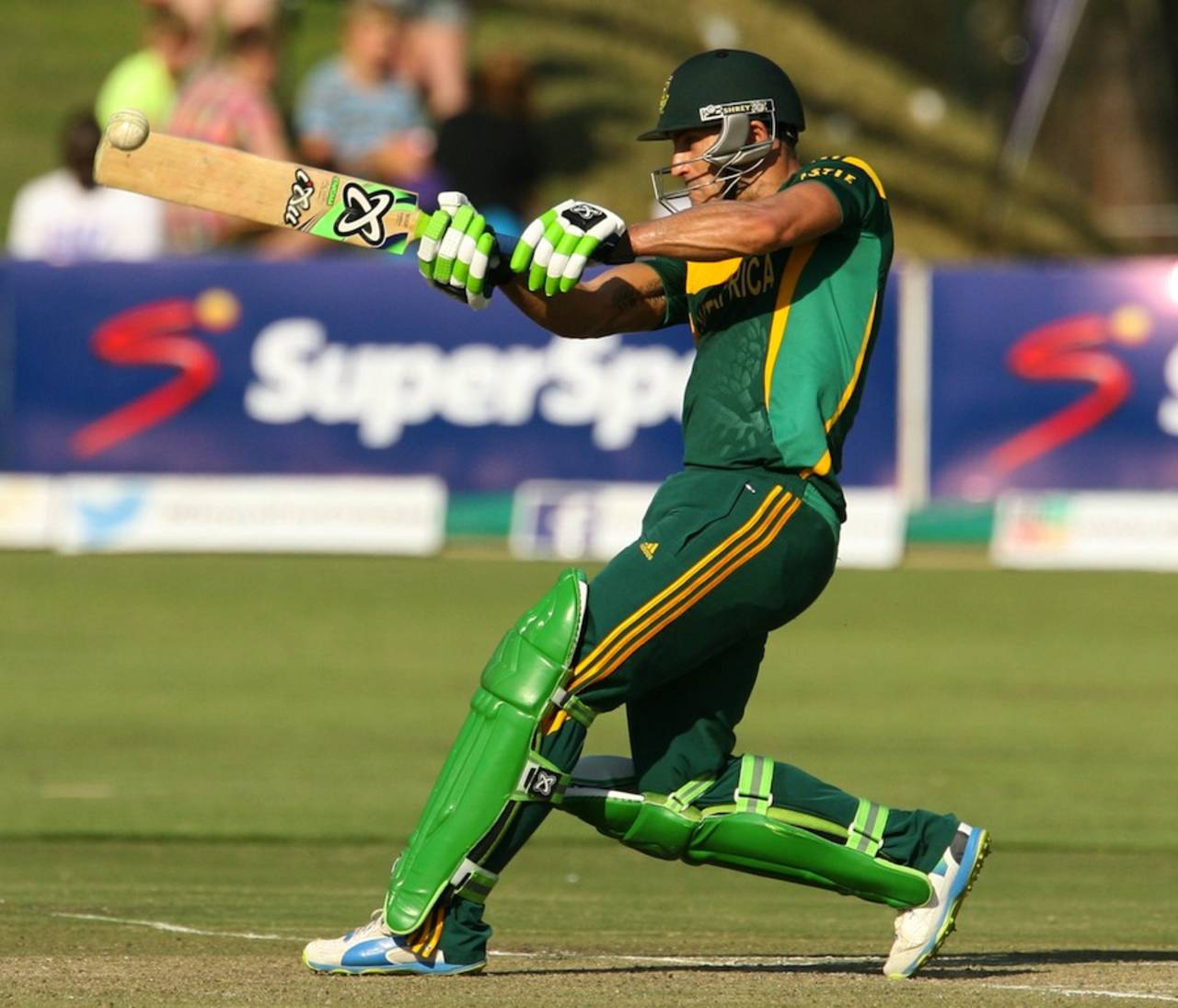 Only two South African batsmen have scored a higher percentage of their team's runs in an ODI than Faf du Plessis' 126 out of 220 in Harare&nbsp;&nbsp;&bull;&nbsp;&nbsp;AFP