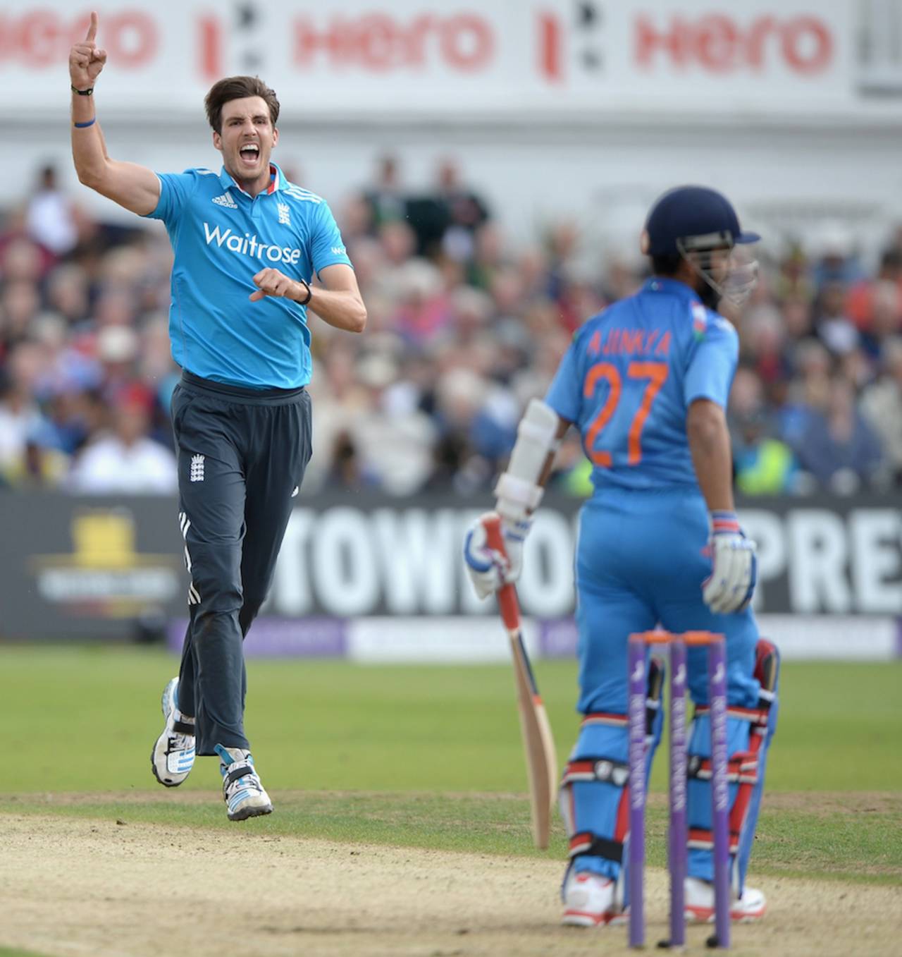 Steven Finn returned to England duty in the ODI series against India after a year out of the side&nbsp;&nbsp;&bull;&nbsp;&nbsp;Getty Images