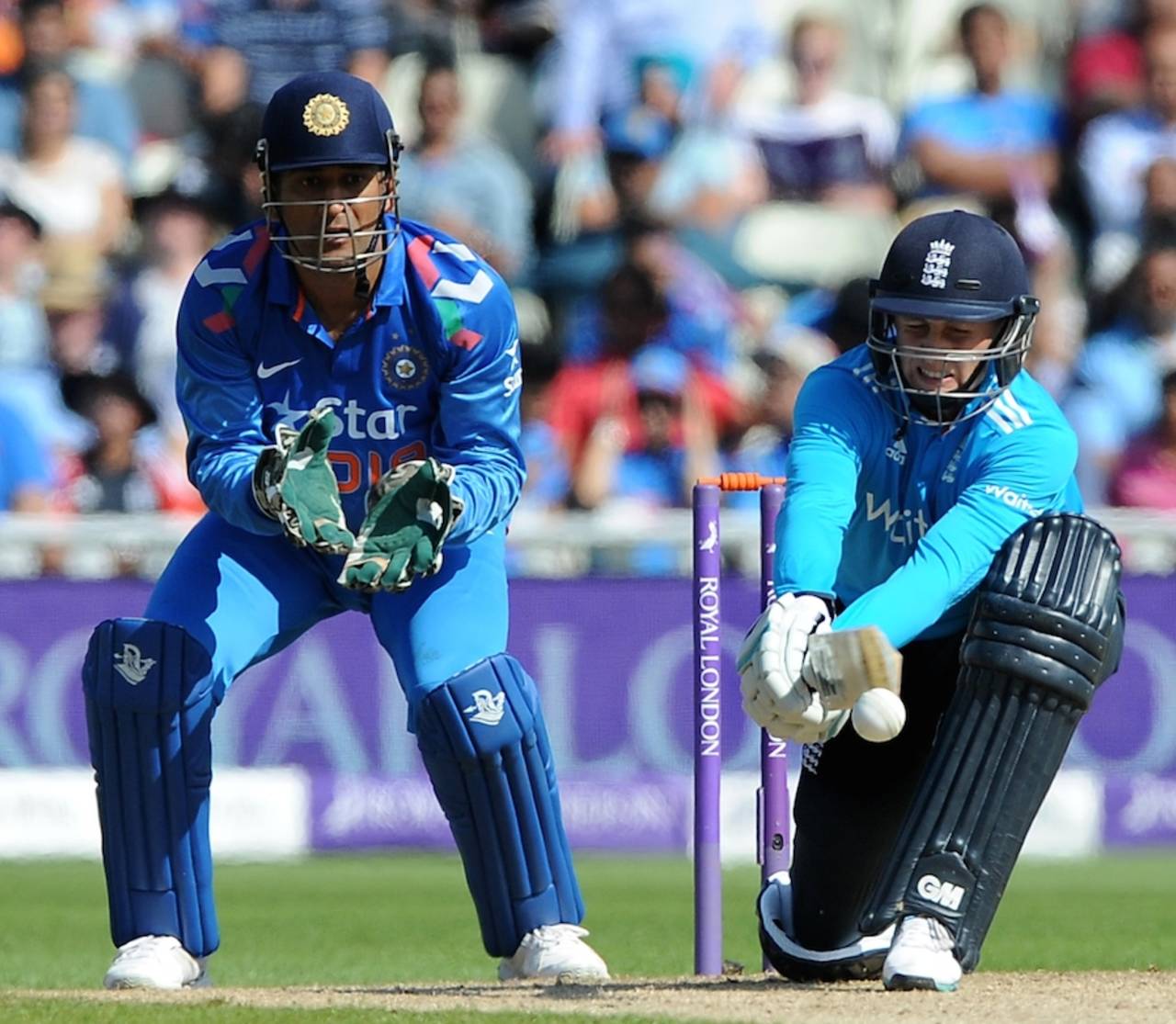 The reverse-sweep caused Joe Root's downfall, England v India, 4th ODI, Edgbaston, September 2, 2014