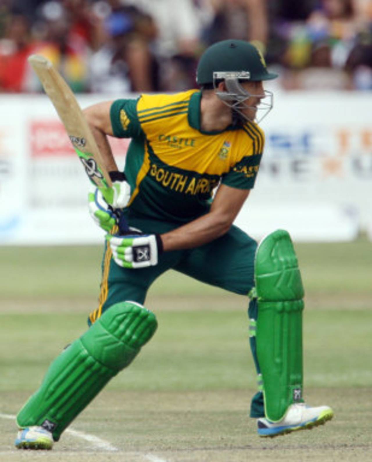 Faf du Plessis extended his magnificent form, Australia v South Africa, tri-series final, Harare, September 6, 2014