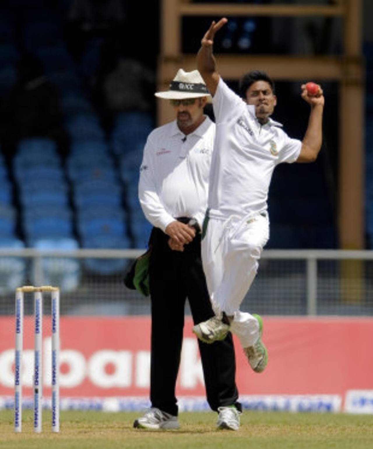 Taijul Islam became the sixth Bangladesh bowler to take a five-for on debut, West Indies v Bangladesh, 1st Test, St Vincent, 3rd day, September 7, 2014