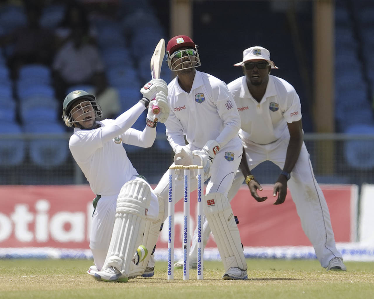 Mushfiqur Rahim became only the third wicketkeeper-captain in Tests to hit a century after following-on.&nbsp;&nbsp;&bull;&nbsp;&nbsp;WICB