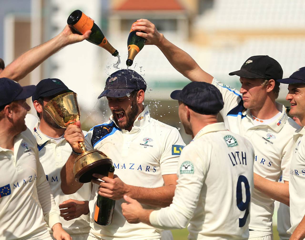 It was a big year for Yorkshire in the Championship - and ESPNcricinfo covered every champagne cork pop&nbsp;&nbsp;&bull;&nbsp;&nbsp;PA Photos