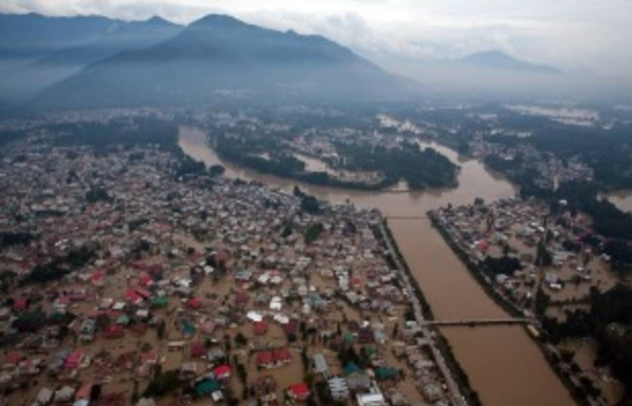 Floods in Srinagar, Kashmir, India, September 12, 2014