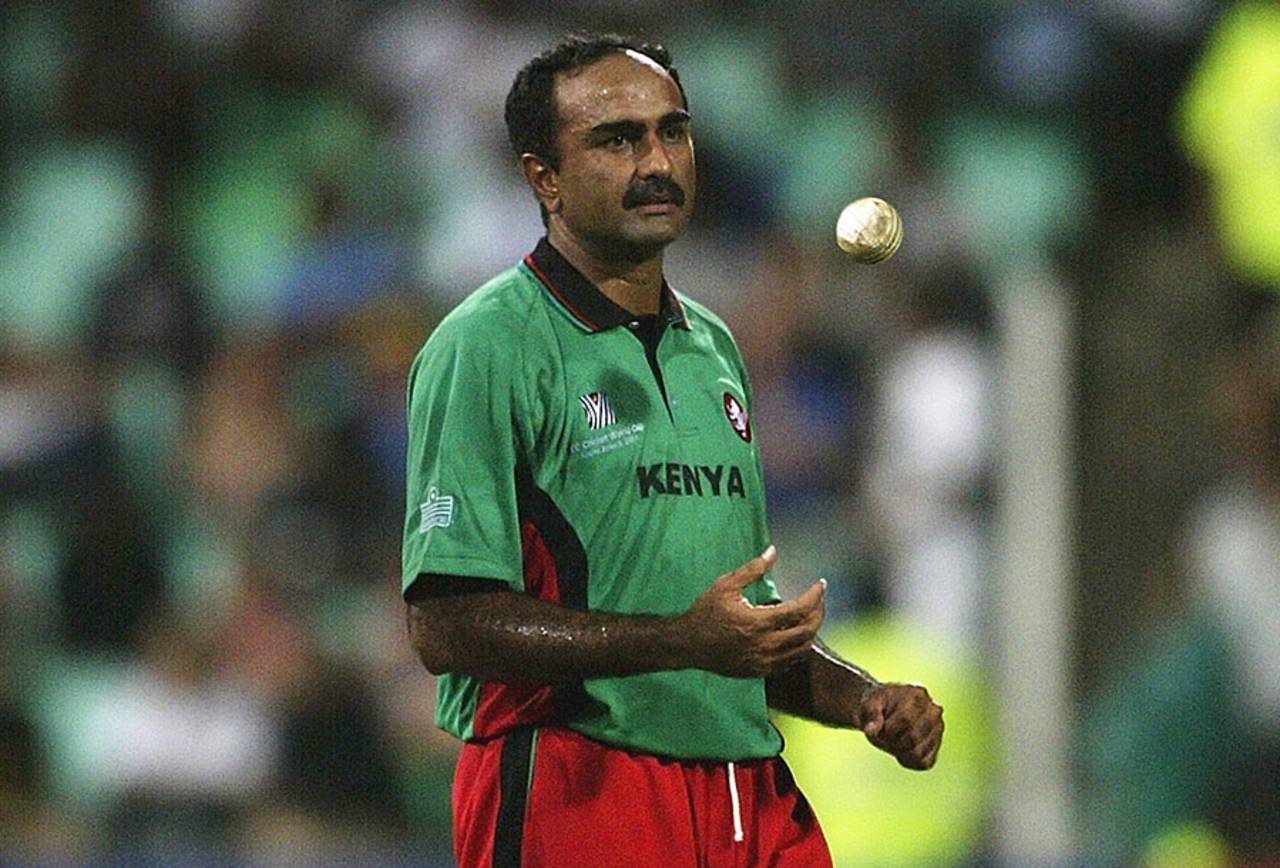 Aasif Karim took 3 for 7 against Australia, Kenya v Australia, World Cup, Durban, March 15, 2003