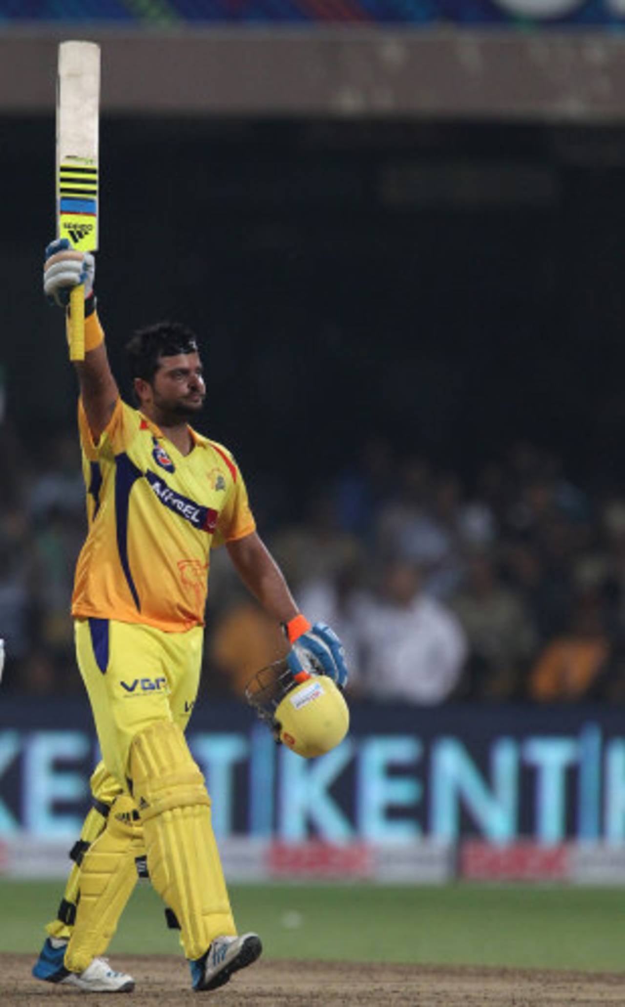 Suresh Raina smashed eight sixes and six fours in his 62-ball 109&nbsp;&nbsp;&bull;&nbsp;&nbsp;BCCI