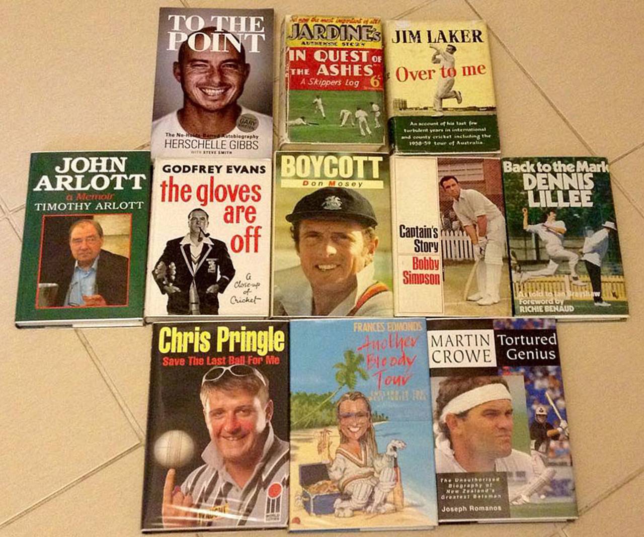 Controversial cricket books montage