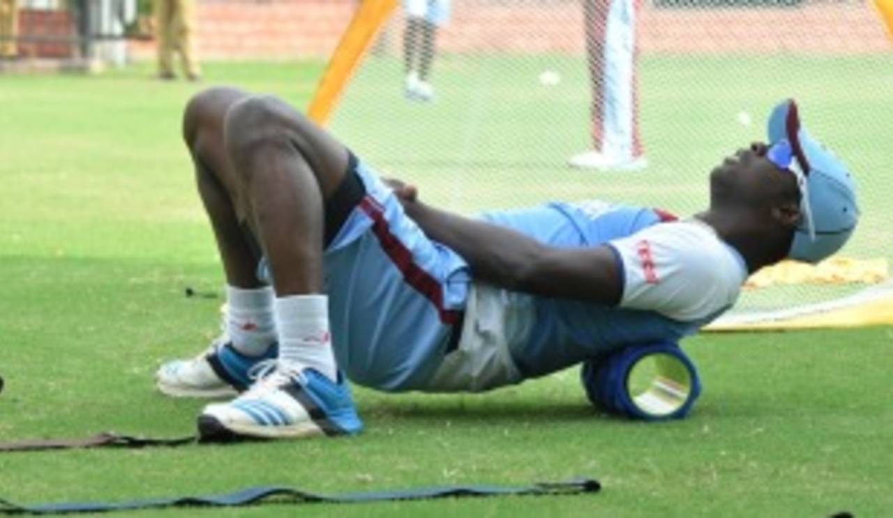 File photo: Kemar Roach's ankle is believed to have worsened over the last two days&nbsp;&nbsp;&bull;&nbsp;&nbsp;WICB Media